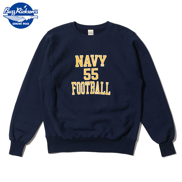 乐天商城 - BUZZ RICKSON'S HORIZONTALKNITTING SWEAT SHIRTS“NAVY FOOTBALL”Style No.BR69140