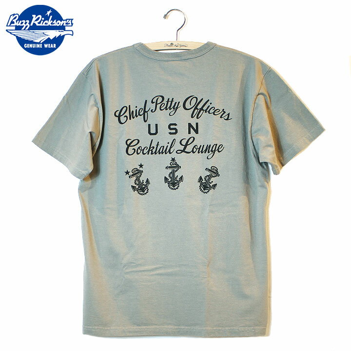 乐天商城 - BUZZ RICKSON'S S/S T-SHIRTSU.S.N COCKTAIL LOUNGENo.BR79706