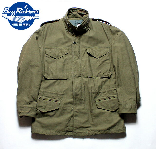 乐天商城 - BUZZ RICKSON'S バズリクソンズ ミリタリーtype M-65“BUZZ RICKSON MFG.CO.INC”No.BR11702-01(OLIVE DRAB)