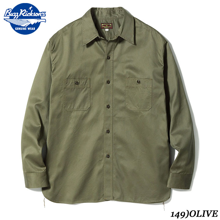 Rakuten - BUZZ RICKSON'SHERRINGBONEWORK SHIRTS(LONG SLEEVE)No.BR29390