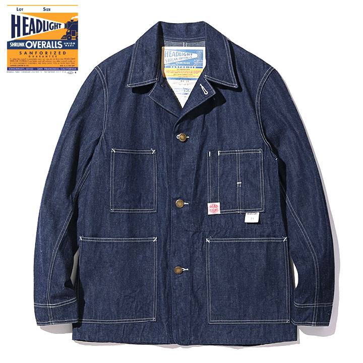 HEAD LIGHTヘッドライト10oz. BLUE DENIMWW II WORK COATStyle No.HD15234