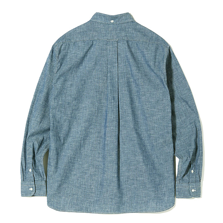 Sugar Cane5oz. SELVEDGE CHAMBRAYBUTTON DOWN SHIRT(LONG SLEEVE)No.SC28842