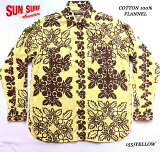 SUN SURF󥵡 ϥCOTTON FLANNELLONG SLEEVE WORK SHIRT"HAWAIIAN QUILT" Style No.SS28527