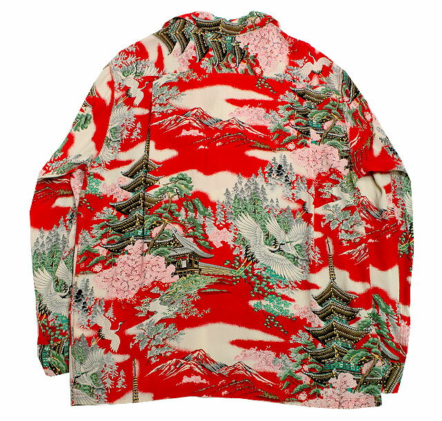 SUN SURF サンサーフ アロハシャツRAYON L/S"FIVE STORIED PAGODA"Style No.SS22141
