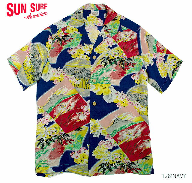 楽天MAUNA KEA GALLERIESSUN SURF サンサーフ アロハシャツRAYON S/S SPECIAL EDITION PALI HAWAIIAN STYLE