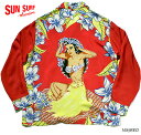 SUN SURF サンサーフ アロハシャツRAYON L/S SPECIAL EDITION ARTVOGUE HULA GIRL Style No.SS28422