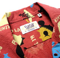 SUNSURFbyMaskedMarvelサンサーフアロハシャツCOTTONS/SSEERSUCKEROPENSHIRT"UNDERTHESEA"StyleNo.SS37921
