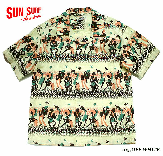 SUN SURF by MASKED MARVELCOTTON S/S"NIGHT IN HARLEM"Style No.SS38474