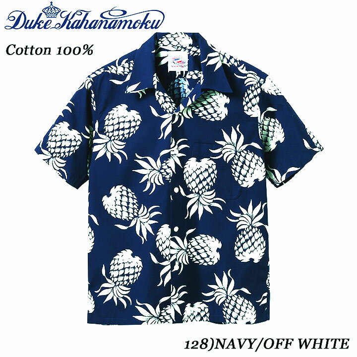 DUKE KAHANAMOKU ϥCOTTON S/S OPEN SHIRT