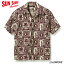 SUN SURFCOTTON HERRINGBONE 2023SSOPEN SHIRTHAWAIIAN STAMP SS39096