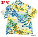 SUN SURF サンサーフ アロハシャツRAYON S/S BIG WAVE Style No.SS32168