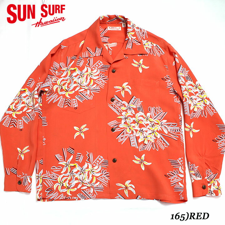 SUN SURFRAYON L/S 2023SS"FAMILIAR FLOWER"Style No.SS29001