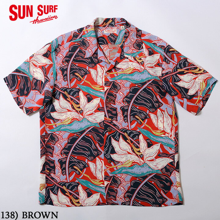 SUN SURFRAYON S/S"HAWAIIAN GARDEN"Style No.SS38809