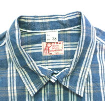 SOUTHSEASOAHUGARMENT"10.25ozPALAKACHECKWORKBLOUSE"StyleNo.SS14058