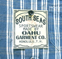 SOUTHSEASOAHUGARMENT"10.25ozPALAKACHECKWORKBLOUSE"StyleNo.SS14058