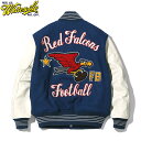 WHITESVILLE30oz. WOOL MELTONAWARD JACKET“RED FALCONS” (ROYAL)No.WV15386-126