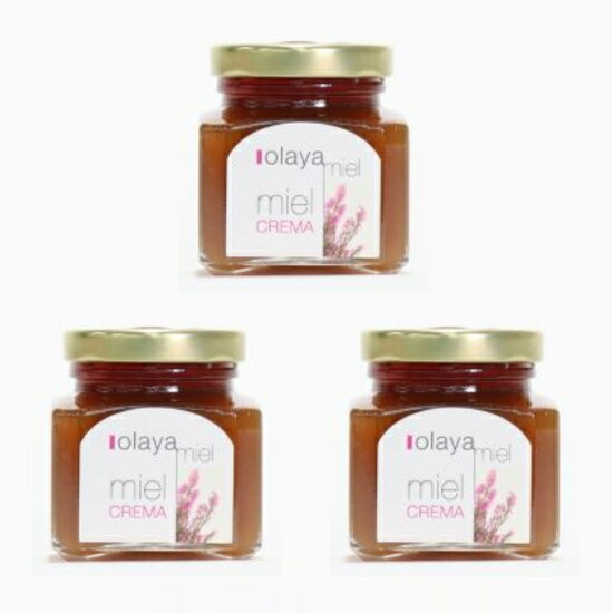 生蜂蜜【クリーム蜂蜜 (エリカ) 150g×3】オラヤ ミエル華やかな花の香りと、少しの酸味や苦味でコクを感じる、味わい深い蜂蜜です。