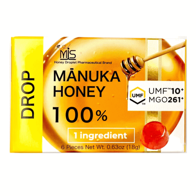 マヌカハニー 「MISマヌカハニードロップ10+18g ×12箱」 昔から健康に良いとされる数ある蜂蜜の中でも..