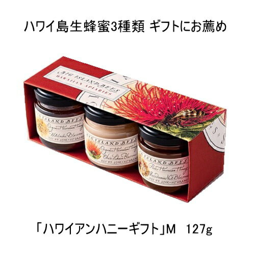 生蜂蜜 送料無料 ハワイアンハニー・ギフトセット(M)ハワイ大自然の香り味わいは本物！大切な方へのプレゼントに最適！ ハチミツ　生蜂蜜 オーガニック