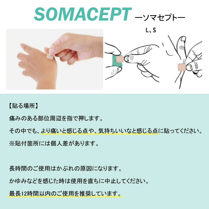 【選べる2種類】 東洋レヂン 〈ソマセプト L ブルー /ソマレゾン L オレンジ〉100枚入り 関節痛 筋肉痛 凝り ツボ 刺激 鍼 灸 3