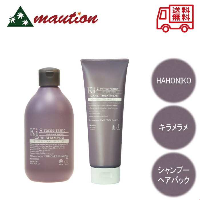  ハホニコ キラメラメ メンテケア シャンプー 300ml＋ パックデイリー 240g サロン専売品 HAHONICO シャンプー トリートメント セット