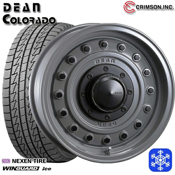 【新品 スタッドレス1台分4本セット】 215/65R16 98Q ハイエース ※車検非対応 2024〜2025年製 ネクセン ウィンガードアイス クリムソン ディーンコロラド SG 16インチ 6.5J 6H139.7