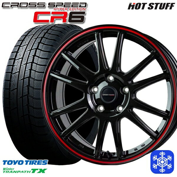 【取付対象】235/60R18 レクサスRX 2022〜2023年製 トーヨー ウィンタートランパス TX HotStuff クロススピード CR6 18インチ 8.0J 5穴 114.3 スタッドレスタイヤホイール4本セット 送料無料