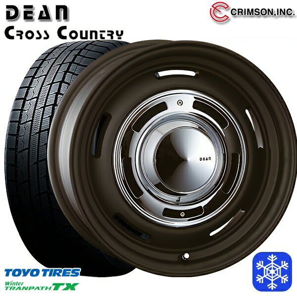 【新品 スタッドレス1台分4本セット】 215/65R16 98Q ハイエース ※車検非対応 2023〜2024年製 トーヨー ウィンター トランパス TX クリムソン ディーンクロスカントリー BK 16インチ 7.0J 6H139.7