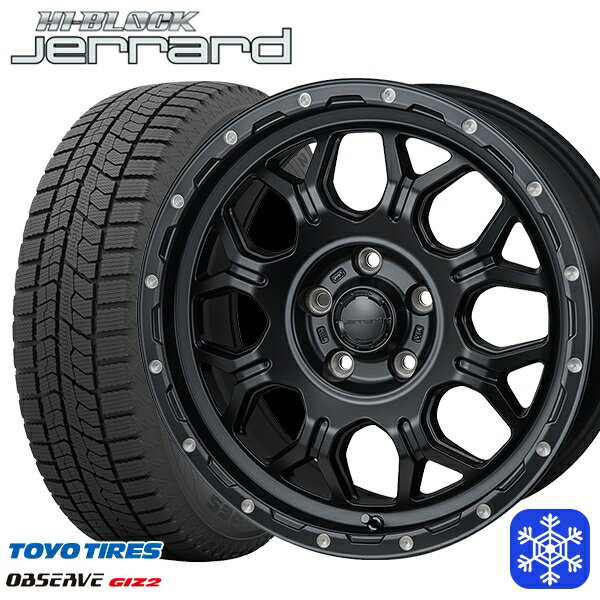 【新品 スタッドレス1台分4本セット】 215/50R17 マツダ3 セレナ 2022〜2023年製 トーヨー オブザーブ ギズ2 MONZA ハイブロック ジェラード 17インチ 7.5J 5H114.3