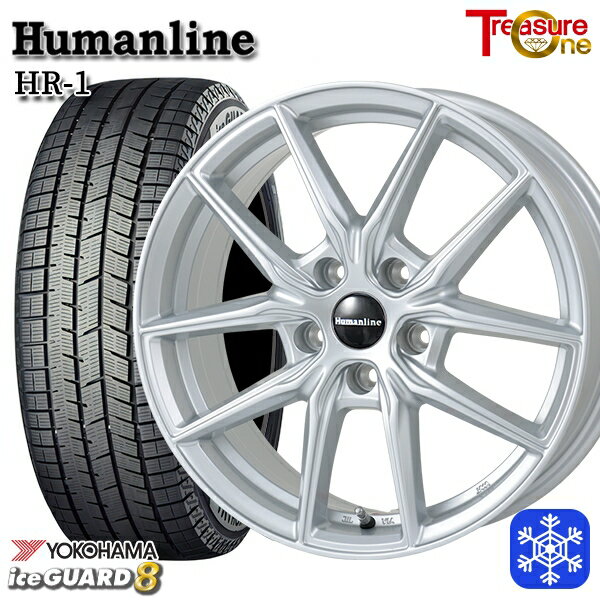 【新品 スタッドレス1台分4本セット】 195/65R15 ノア ヴォクシー 2025年製 ヨコハマ アイスガード8 IG80 トレジャーワン ヒューマンライン HR1 SI 15インチ 6.0J 5H114.3