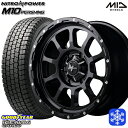 【取付対象】195/80R15 ハイエース 2022〜2023年製 グッドイヤー アイスナビカーゴ MID ナイトロパワー M10パーシング SB 15インチ 6.0J 6穴 139.7 スタッドレスタイヤホイール4本セット 送料無料