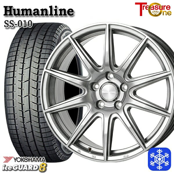 【新品 スタッドレス1台分4本セット】 205/65R16 SH系フォレスター 2025年製 ヨコハマ アイスガード8 IG80 トレジャーワン ヒューマンライン SS010 DG 16インチ 6.5J 5H100