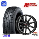 【取付対象】225/45R18 クラウン レヴォーグ 2022〜2023年製 ダンロップ ウィンターマックス WM03 トレジャーワン ヒューマンライン SS010 ブラック 18インチ7.0J 5穴 114.3 スタッドレスタイヤホイール4本セット 送料無料