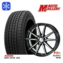 【2/18はP最大36.5倍】215/70R16 100Q デリカD5 2021〜2022年製 ケンダ アイステックネオ KR36 トレジャーワン ブロンクス TB08 ブラックポリッシュ 16インチ 6.5J 5穴 114.3 スタッドレスタイヤホイール4本セット 送料無料