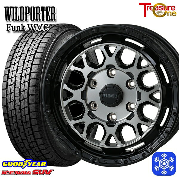 【新品 スタッドレス1台分4本セット】 215/65R16 98Q ハイエース ※車検非対応 2024〜2025年製 グッドイヤー アイスナビSUV トレジャーワン ワイルドポーター ファンク WMC BP/BC 16インチ 6.5J 6H139.7