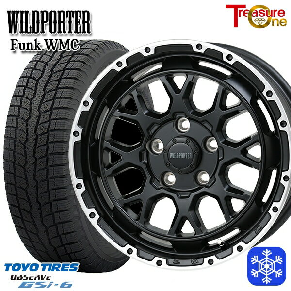 【新品 スタッドレス1台分4本セット】 215/70R16 100Q デリカD5 2022〜2023年製 トーヨー オブザーブ GSi-6 トレジャーワン ワイルドポーター ファンク WMC MB/RP 16インチ 7.0J 5H114.3 114.3