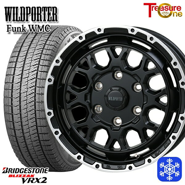 【新品 スタッドレス1台分4本セット】 215/65R16 98Q ハイエース ※車検非対応 2023〜2024年製 ブリヂストン ブリザック VRX2 トレジャーワン ワイルドポーター ファンク WMC MB/RP 16インチ 6.5J 6H139.7