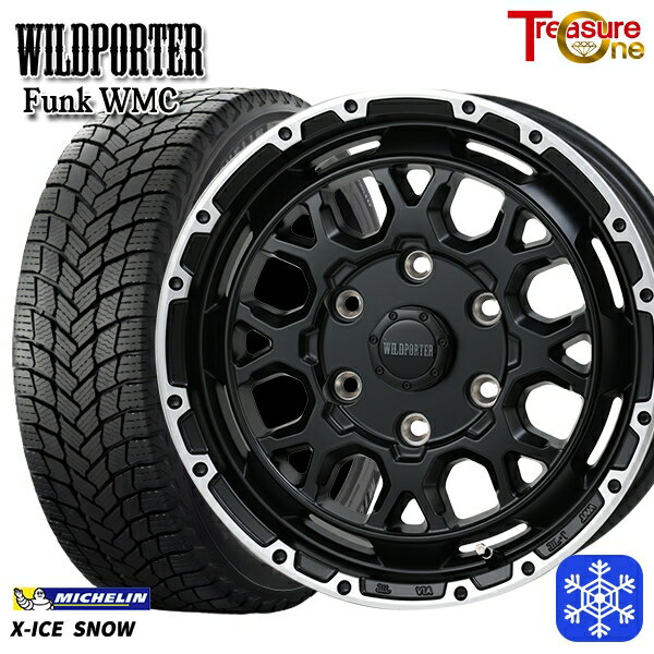 【新品 スタッドレス1台分4本セット】 215/65R16 102T XL ハイエース ※車検非対応 2024〜2025年製 ミシュラン エックスアイススノー トレジャーワン ワイルドポーター ファンク WMC MB/RP 16インチ 6.5J 6H139.7