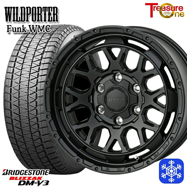 【新品 スタッドレス1台分4本セット】 265/70R17 プラド ハイラックス 2024〜2025年製 ブリヂストン ブリザック DMV3 トレジャーワン ワイルドポーター ファンク WMC MBK 17インチ 8.0J 6H139.7