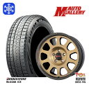 【取付対象】205/55R16 91S アクセラ リーフ 2022年製 ブリヂストン ブリザックアイス トレジャーワン ワイルドポータークロステン BR 16インチ 7.0J 5穴 114.3 スタッドレスタイヤホイール4本セット 送料無料