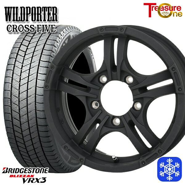 【新品 スタッドレス1台分4本セット】 215/70R16 100Q ジムニー 2024〜2025年製 ブリヂストン ブリザック VRX3 トレジャーワン ワイルドポーター クロスファイブ MBK 16インチ 5.5J 5H139.7 +22