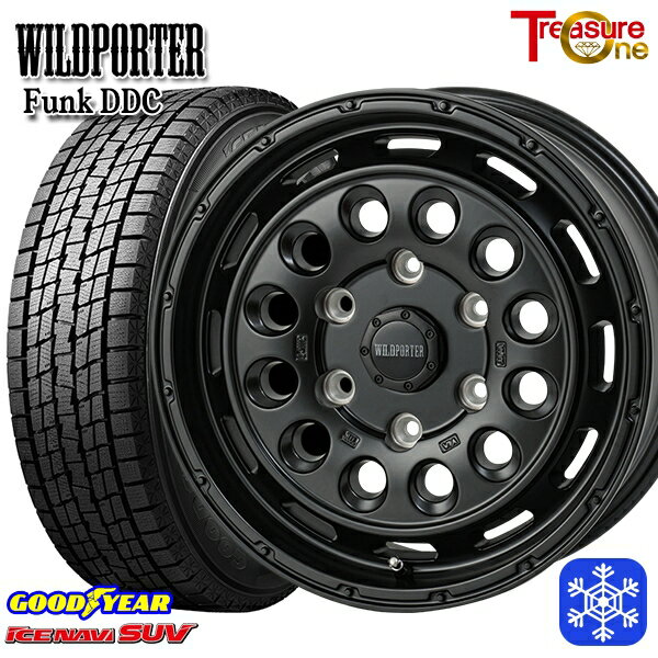 【新品 スタッドレス1台分4本セット】 215/65R16 98Q ハイエース ※車検非対応 2024〜2025年製 グッドイヤー アイスナビSUV トレジャーワン ワイルドポーターファンク DDC MBK 16インチ 6.5J 6H139.7