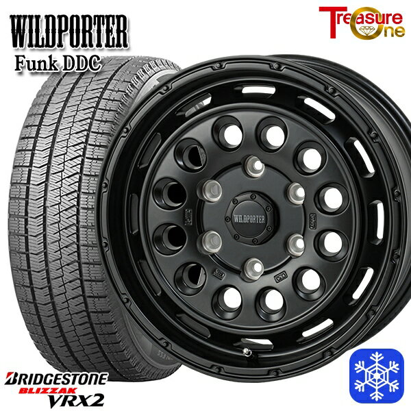 【新品 スタッドレス1台分4本セット】 215/65R16 98Q ハイエース ※車検非対応 2023〜2024年製 ブリヂストン ブリザック VRX2 トレジャーワン ワイルドポーターファンク DDC MBK 16インチ 6.5J 6H139.7