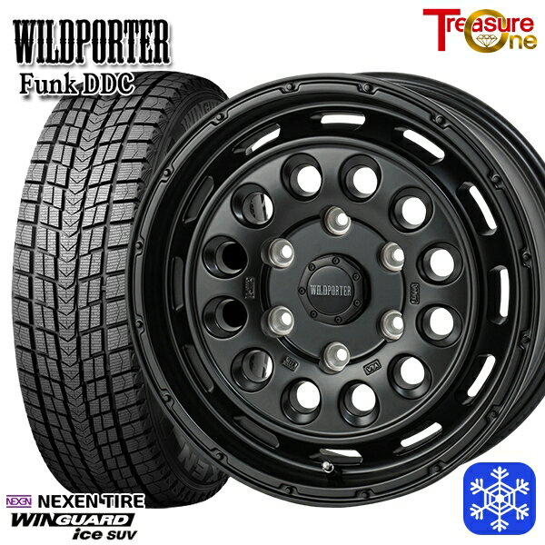 【新品 スタッドレス1台分4本セット】 265/65R17 ハイラックス プラド 2024年製 ネクセン ウィンガードアイスSUV トレジャーワン ワイルドポーターファンク DDC MBK 17インチ 8.0J 6H139.7