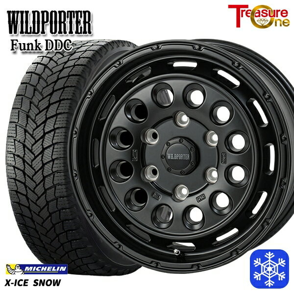 【新品 スタッドレス1台分4本セット】 215/65R16 102T XL ハイエース ※車検非対応 2024〜2025年製 ミシュラン エックスアイススノー トレジャーワン ワイルドポーターファンク DDC MBK 16インチ 6.5J 6H139.7