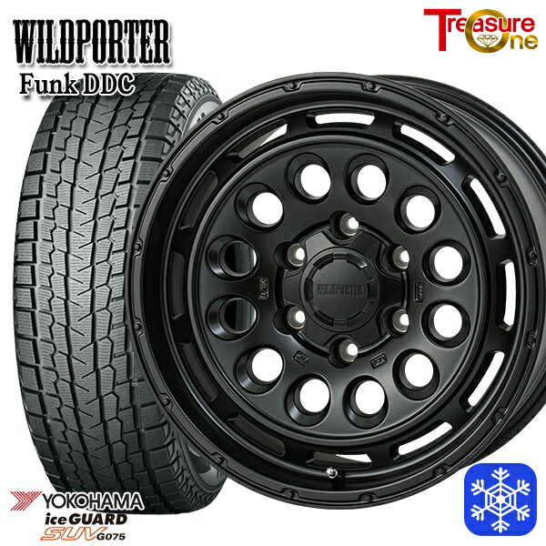 Rakuten - 【新品 スタッドレス1台分4本セット】 265/65R17 ハイラックス プラド 2023〜2024年製 ヨコハマ アイスガードSUV G075 トレジャーワン ワイルドポーターファンク DDC MBK 17インチ 8.0J 6H139.7