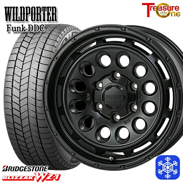 【新品 スタッドレス1台分4本セット】 265/65R17 ハイラックス プラド 2025年製 ブリヂストン ブリザック WZ1 トレジャーワン ワイルドポーターファンク DDC MBK 17インチ 8.0J 6H139.7
