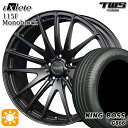 5/10はポイント5倍！ベンツ Aクラス/CLA 225/45R18 95W XL キングボス G866 TWS EXlete 115F モノブロック フラットブラック 18インチ 7.5J 5H112 サマータイヤホイールセット