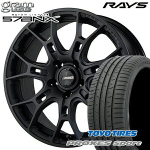 フラッシュクーポン対象★215/45R17 91W トーヨー プロクセススポーツ RAYS グラムライツ AZURE 57BNX B2 17インチ 7.0J 5H114.3 サマータイヤホイールセット