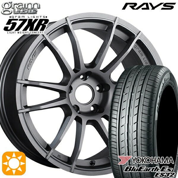 【取付対象】245/40R19 94W ヨコハマ ブルーアース ES32 RAYS グラムライツ 57XR MF 19インチ 8.5J 5H114.3 サマータイヤホイールセット